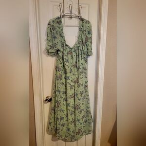 Torrid Green Butterfly Print Dress